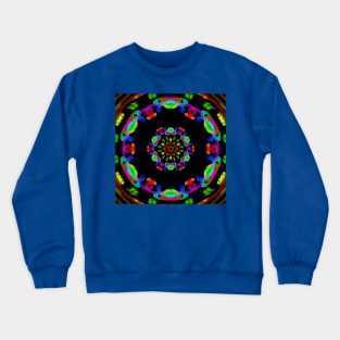 Neon Rainbow - Orbital Eyeball Crewneck Sweatshirt